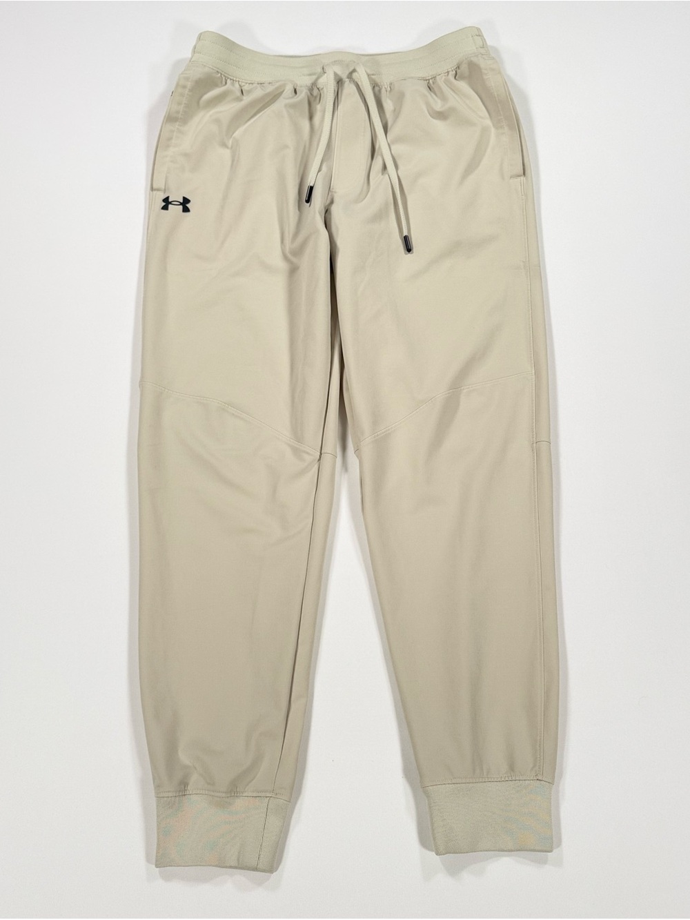 Under Armour Mens Sportstyle Woven Joggers Pants Size Large Beige Khaki 1388016